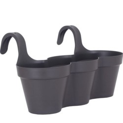 MACETA CAPRI BALCÓN TOPO 20CM