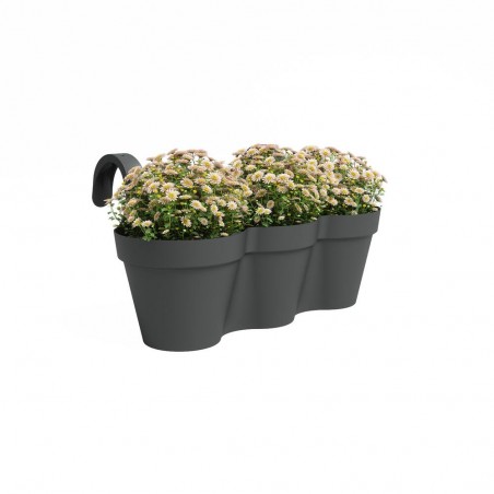 MACETA CAPRI BALCÓN TOPO 20CM