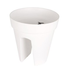 MACETA CAPRI BALCÓN BLANCO 30CM