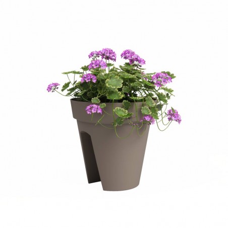 MACETA CAPRI BALCÓN TOPO 30CM