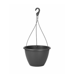 MACETA ALGARVE CON COLGADOR ANTRACITA