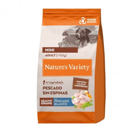 PIENSO PERRO NATURE'S VARIETY HG AD MINI PESCADO