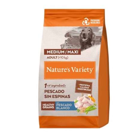 PIENSO PERRO NATURE'S VARIETY HG AD PESCADO 10KG