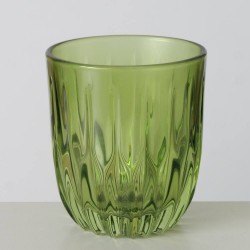 VASO CRISTAL VERDE