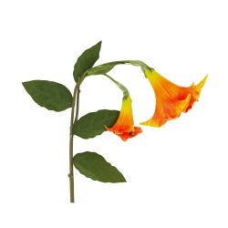VARA DATURA ARTIFICIAL NARANJA 129X24X24CM