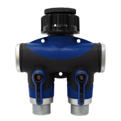 DERIVACIÓN 2 SALIDAS LATÓN H3/4