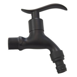 GRIFO ALUMINIO NEGRO 1/2