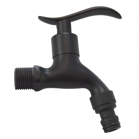 GRIFO ALUMINIO NEGRO 1/2