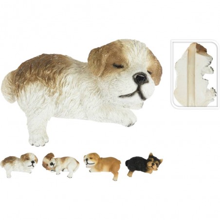 PERRO RESINA 20X12.5X10CM4ASS