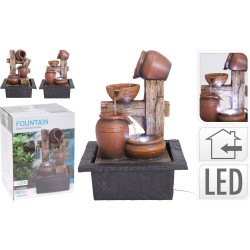 FUENTE NATURAL C/ LED 22X19X28CM