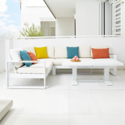 COMEDOR CORNER BAKU 3 PIEZAS CON MESA ELEVABLE