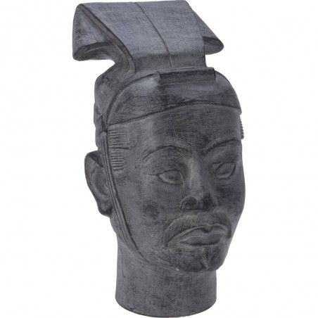 FIGURA CABEZA GUERRERO DE SIAM 24.5X21X38.5CM