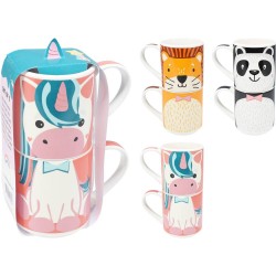SET X 2 TAZA INFANTIL 3 SURTIDOS