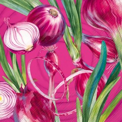 SERVILLETAS CEBOLLAS ROSAS 