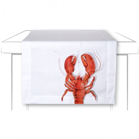 CAMINO DE MESA LANGOSTA CORAL