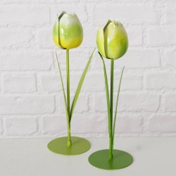 TULIPANES METAL H25CM