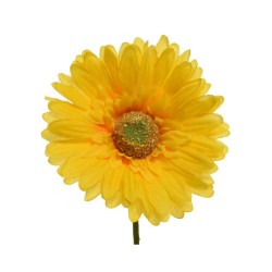 GERBERA AMARILLA ARTIFICIAL 50 CM TALLO