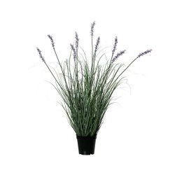 LAVANDA ARTIFICIAL 80CM MACETA