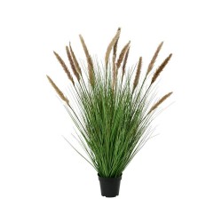GRAMÍNEA PAMPA ARTIFICIAL D50X110CM MACETA