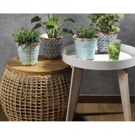 CUBRE CERAMICO MEDITERRANEO D14XH13.50CM