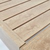 CONJUNTO FRICA 4 PIEZAS ALUMINIO SIMIL MADERA
