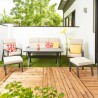 CONJUNTO ALUMINIO MEDITERRÁNEO ANTRACITA 6 PIEZAS