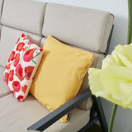 CONJUNTO ALUMINIO MEDITERRÁNEO ANTRACITA 6 PIEZAS