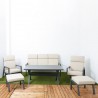 CONJUNTO ALUMINIO MEDITERRÁNEO ANTRACITA 6 PIEZAS