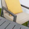 CONJUNTO ALUMINIO MEDITERRÁNEO ANTRACITA 6 PIEZAS