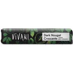 BARRITA CHOCO NEGRO DARK NOUGAT CROCCANTE VIVANI