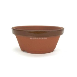 JAPANESE TERRACOTTA TIESTO 9.4 CM DIÁM. (RESISTE