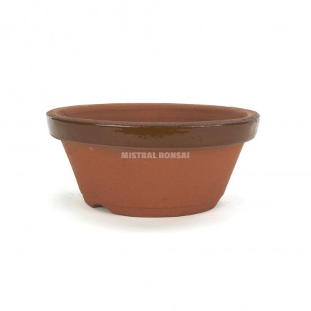 JAPANESE TERRACOTTA TIESTO 9.4 CM DIÁM. (RESISTE
