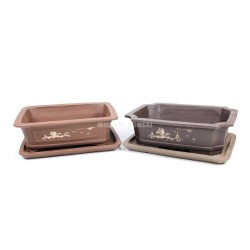 TIESTO RECTANGULAR 35 CM CON PLATO SE NANJING PR