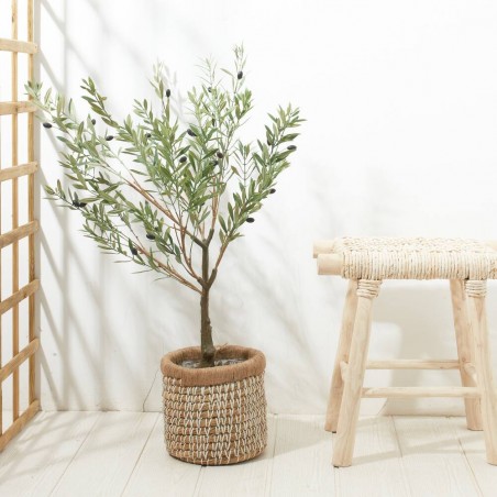 OLIVO ARTIFICIAL UV 90CM MACETA