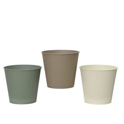 MACETA METALICA COLORES PASTEL