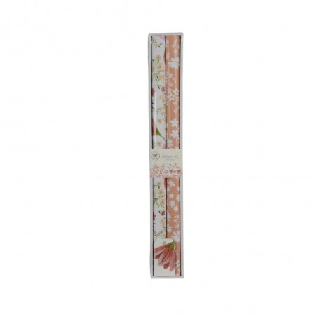 SET X 2 PAPEL REGALO FLORES L7-W51-H3.50CM