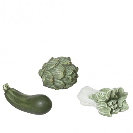 FIGURAS TERRACOTA VERDURAS 3 SURTIDOS L9-W8-H15C