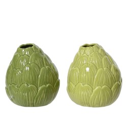 JARRON TERRACOTA ALCACHOFA L10-W10-H11.50CM