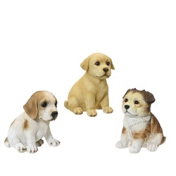 PERRO 17CM FIGURA POLIRESINA