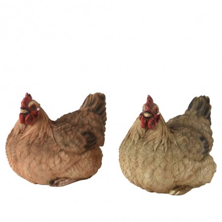 GALLINA 20CM FIGURA POLIRESINA