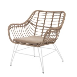 BUTACA ARIKI ACERO BLANCO 65 X 62 X 76 CM