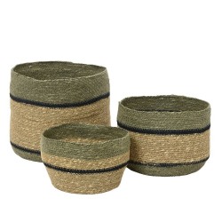CESTA NEGRO VERDE