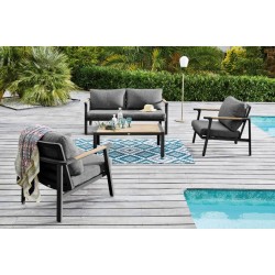 CONJUNTO JADE ALUMINIO 4 PIEZAS ANTRACITA