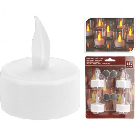 VELAS LED 4 UDS
