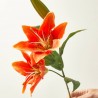LILIUM NARANJA ARTIFICIAL TALLO 65CM