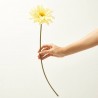 GERBERA AMARILLA ARTIFICIAL 63 CM TALLO