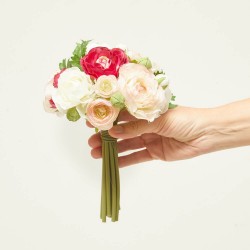 BOUQUET ARTIFICIAL RANÚNCULOS 24 CM