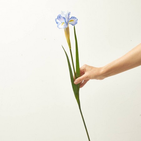 IRIS AZUL CLARO 74CM VARA ARTIFICIAL