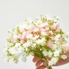 GYPSOPHILA BOUQUET BLANCO/ROSA 23CM