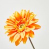 GERBERA NARANJA ARTIFICIAL 63 CM TALLO